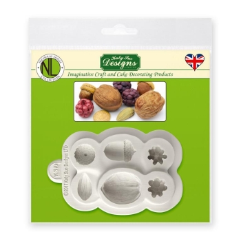 Silicone Mould - Nuts and Berries